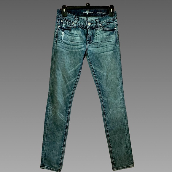 7 For All Man Mind straight leg jeans sz 24 - Picture 1 of 3
